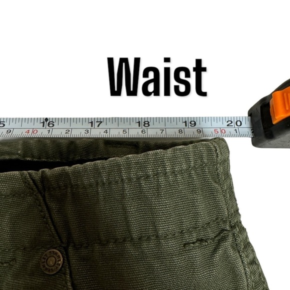 Stanley Cargo Shorts with Stretch in Olive army green Mens size 40 - Picture 8 of 10